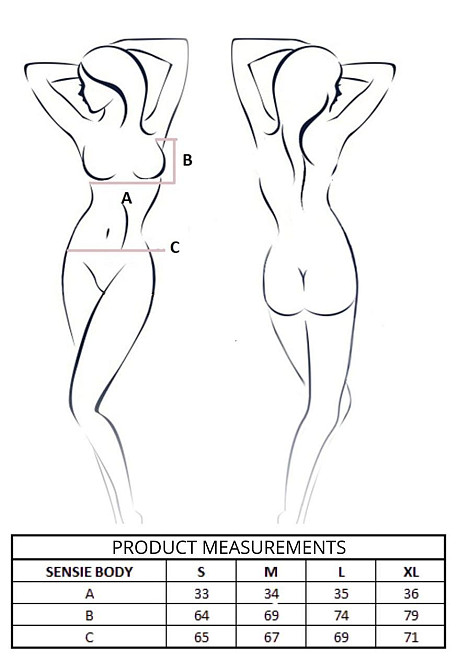 Боді Passion SENSIE BODY coral M Sex Aura Київ - фото 7
