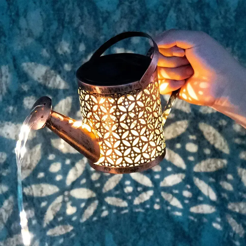 Садовый светильник на солнечной батарее "Лейка" 80см, Fairy lamp / Декоративный LED фонарь для сада Коломыя - изображение 2