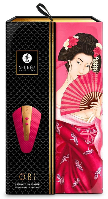 Вібратор Shunga Obi Raspberry Sex Aura Київ - фото 1