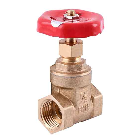 Засувка вентильна пряма SOLOMON латунна 1/2″ (2042) Киев