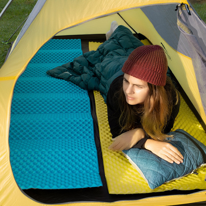 Килимок складний IXPE Naturehike Thickened NH20FCD07, алюмінієва плівка, 25 мм, блакитний Київ - фото 8