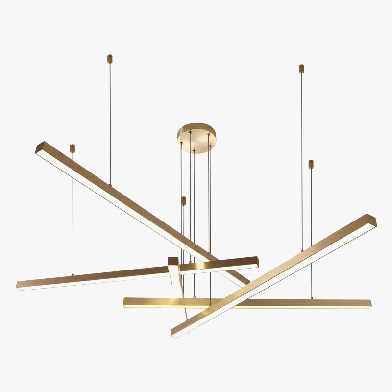 Люстра світлодіодна стельова PJ853 з пультом (Golden) 80х4см Київ - фото 10