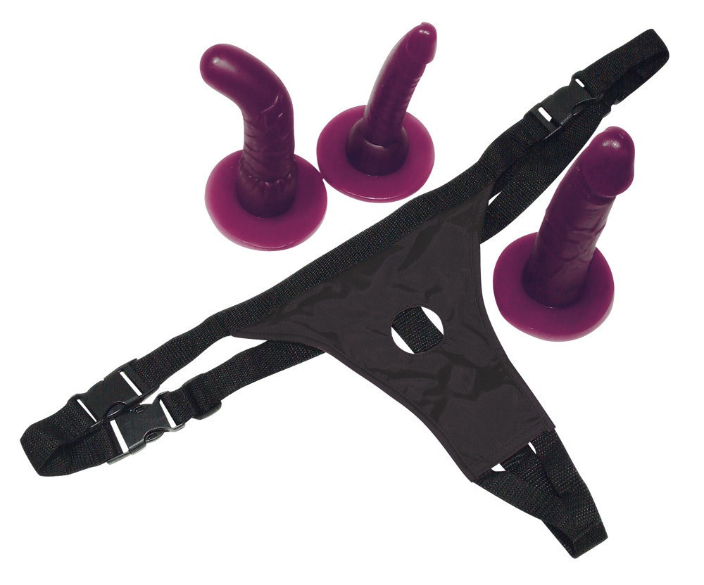 Страпон - Bad Kitty Strap-On purple Set Sex Aura Киев - изображение 7