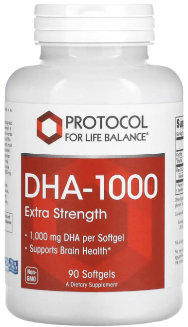 ДГК (докозагексаеновая кислота) Protocol for Life Balance DHA-1001000 мг 90 гел капс Киев - изображение 1