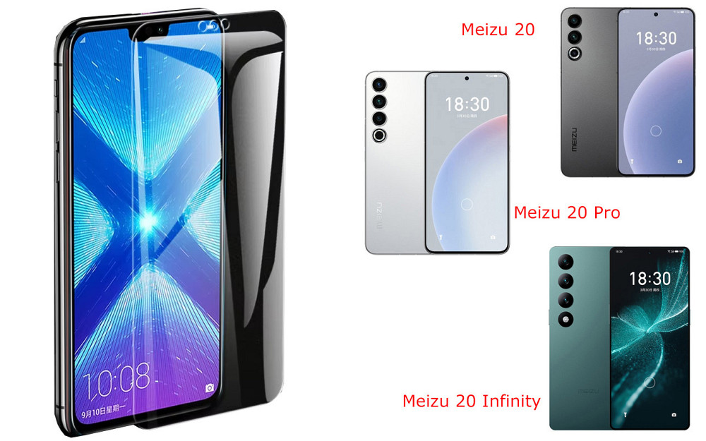 Защитное стекло NeoGlass для Meizu 20, 20 Pro, 20 Infinity – ультрапрозрачное и устойчивое Киев - изображение 2