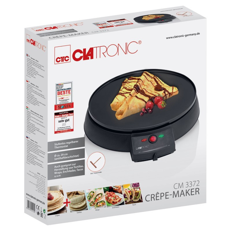 Электрическая сковорода для блинов диаметром 29 см Clatronic CM (3372) 900 Вт Нововолынск - изображение 7