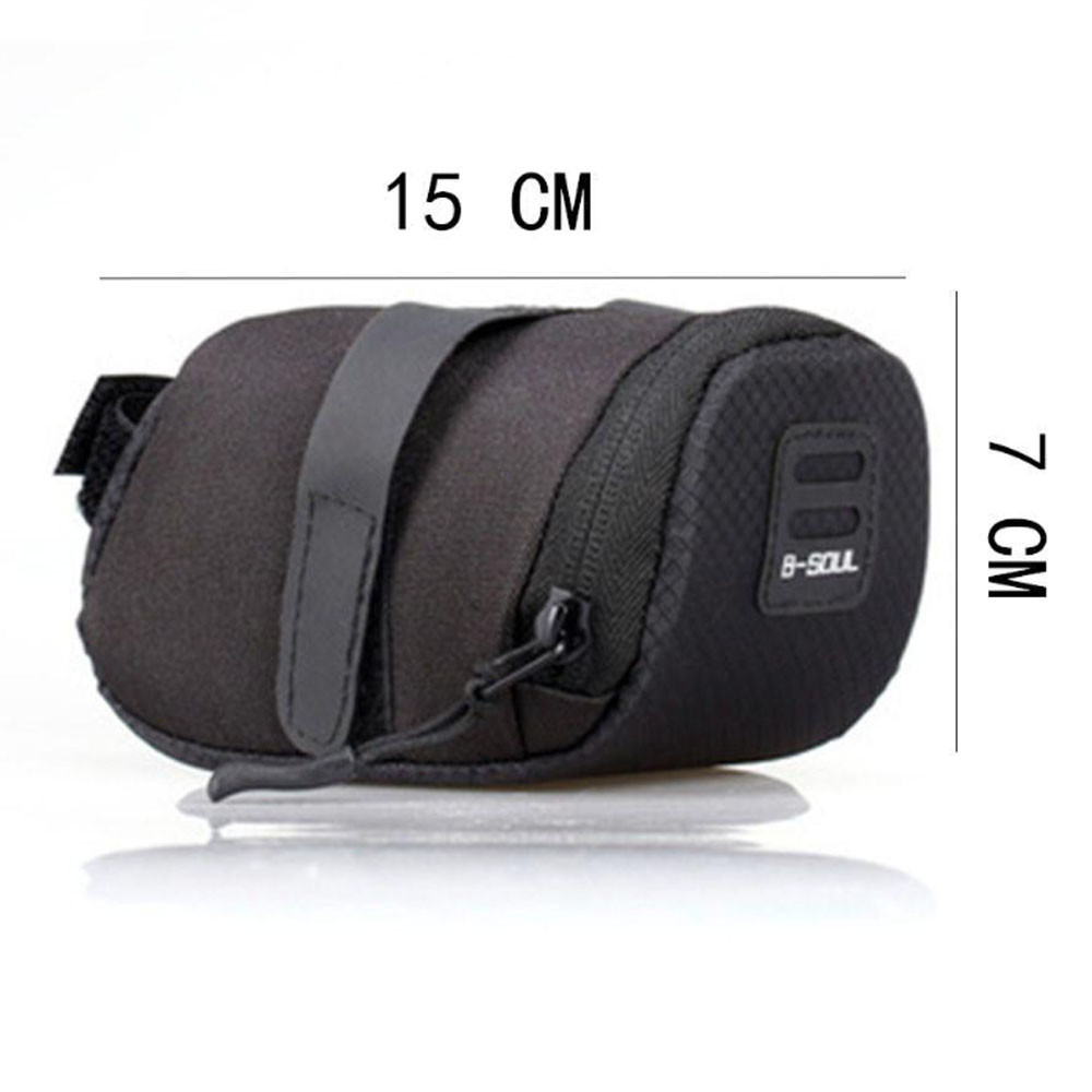 Сумка подседельная водонепроницаемая нейлоновая Feel Fit, черная Бровары - изображение 3