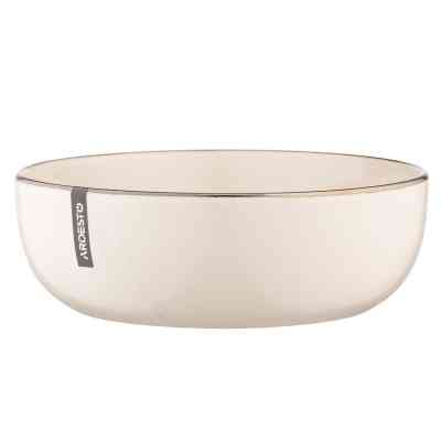 Тарелка Ardesto Marmo Бежева 19 см Супова (AR2919MRBS) Винница