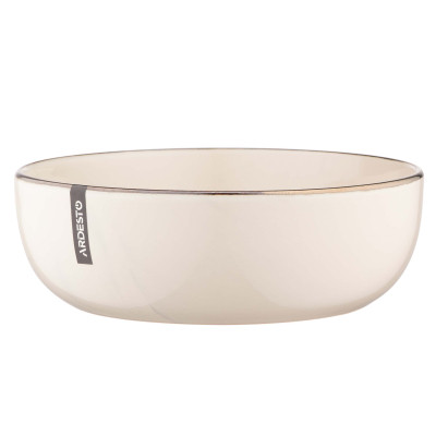 Тарілка Ardesto Marmo Бежева 19 см Супова (AR2919MRBS) Вінниця - фото 4