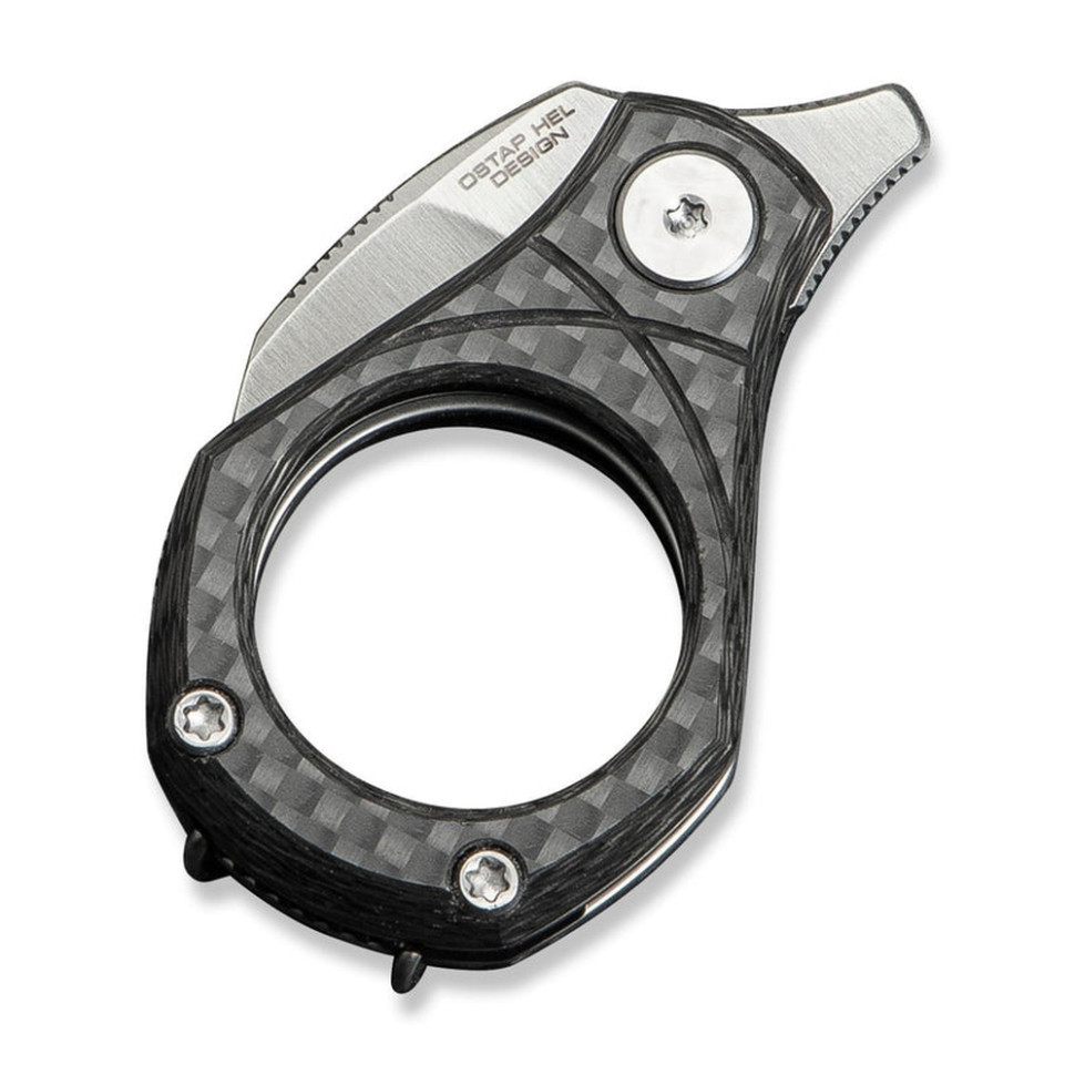 Нож складной карманный Civivvi Pyrus, (1.6 см) 14C28N / Carbon Fiber темно-серый Киев - изображение 6