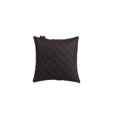Подушка EVAtech ECO 30x30 см чорна з червоною ниткою (SPSCSBR) Винница - изображение 1
