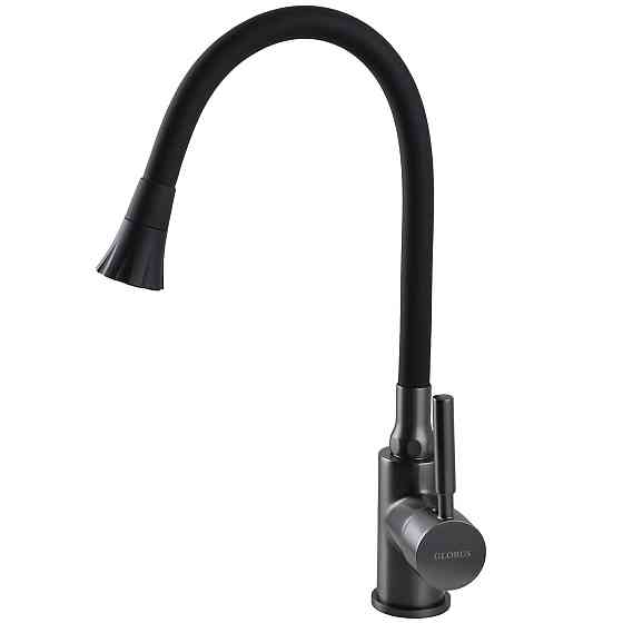 Смеситель для кухни Globus Lux Lazer GLLR-0203SA-GP-B01 (000027553) Киев