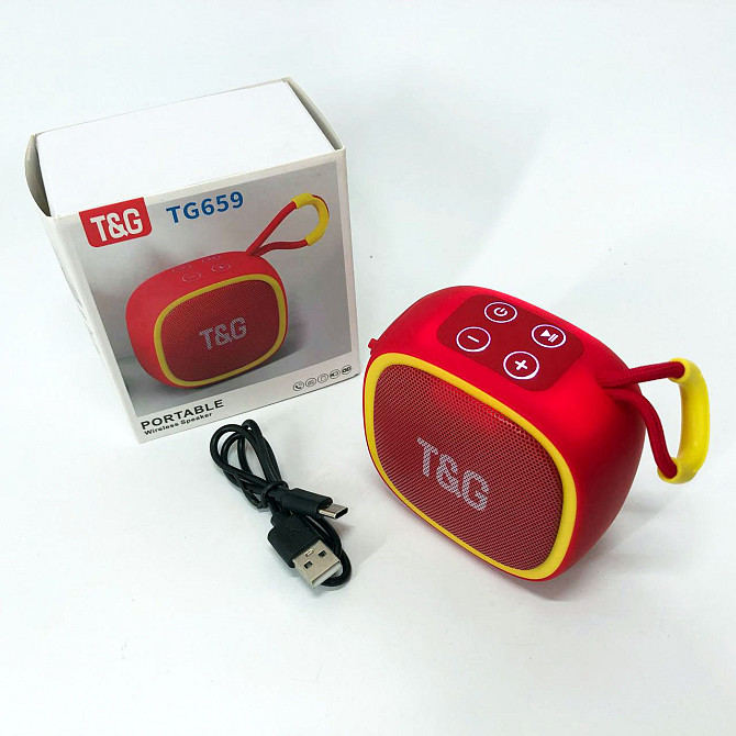 Bluetooth колонка с функцией радио TG659, Уличная блютуз колонка с громким звуком IO-60 Львов - изображение 4