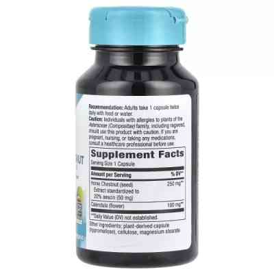 Витамин Nature's Way Конский каштан, премиум экстракт, 250 мг, Horse Chestnut, Premium Extr (NWY-62000) Винница