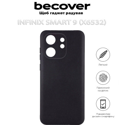 Чохол до мобільного телефона BeCover Infinix Smart 9 (X6532) Black (712495) Вінниця - фото 6