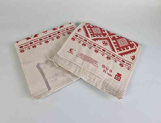 Пакет майка полиэтиленовая (тип FA) 30*55 Вишиванка ''Комсерв'' 50 мкм (100 шт) Харьков