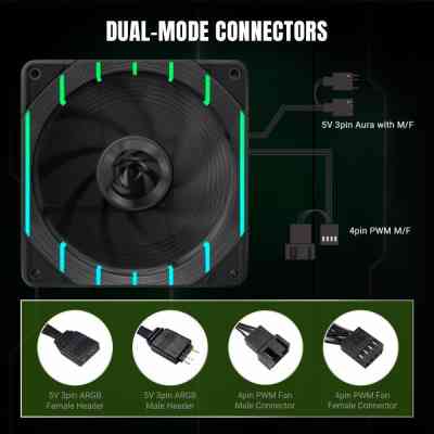 Кулер до корпусу Gamemax Tornado T12 ARGB-R Вінниця