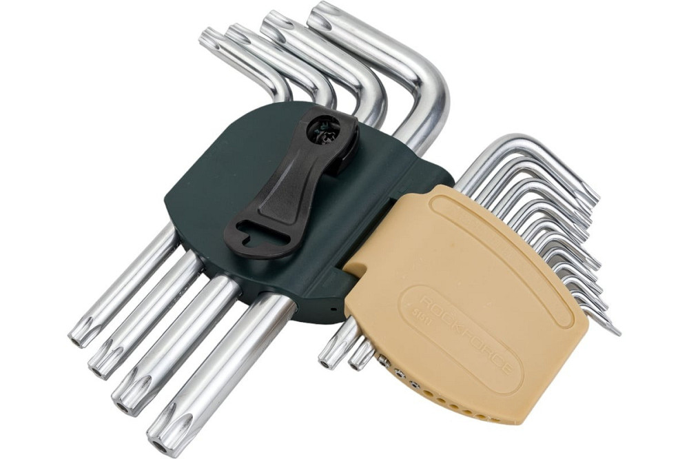 Набір ключів TORX Г-подібних довгих з отвором, 15пр. (Т6Н,T7H,T8H,T9H,Т10Н,Т15Н,Т20Н,Т25Н,Т27Н, Т30Н Одеса - фото 4