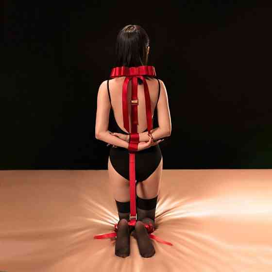 Набор для бондажа UPKO Bondage Fantasy с бантиками, красный Sex Aura Киев