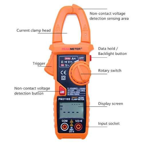 Універсальні токові кліщі з функцією мультиметра PROTESTER PM2118S Одеса - фото 3