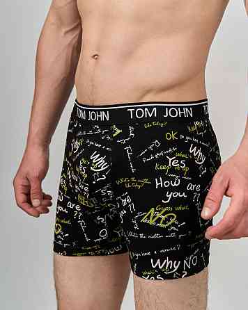 Боксеры мужские Tom John - Мелкие надписи 2200-14 L Киев