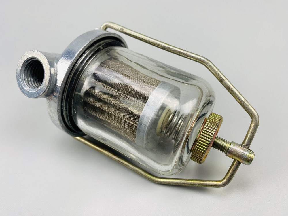 Фільтр універсальний багаторазовий скляна колба кріплення М14х1.5 змінний елемент всередині нержавіюча сталь Мукачево - фото 10