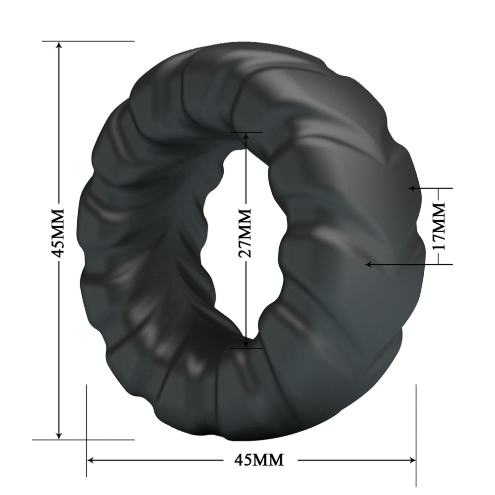 Ерекційне кільце Crazy Bull №1 - JERIKO super soft silicone, BI-210359 Sex Aura Київ - фото 6
