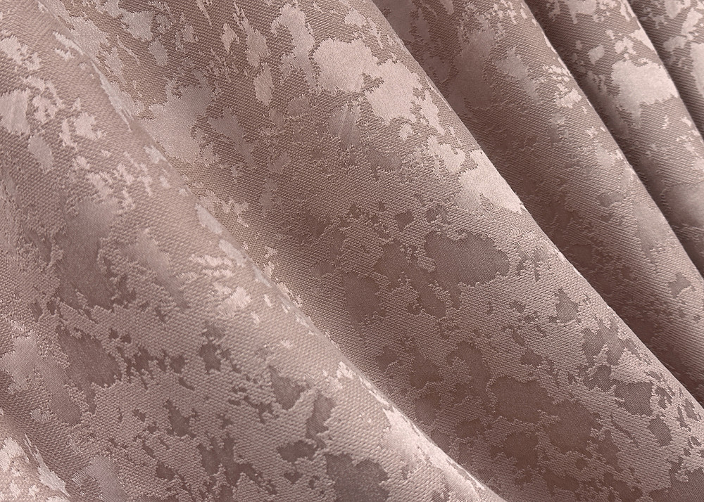 Комплект коротких штор VR-Textil Льон мармур Pavliani VO № 1716ш пудровий 130х170 см 2 шт (35-0342) Київ - фото 5