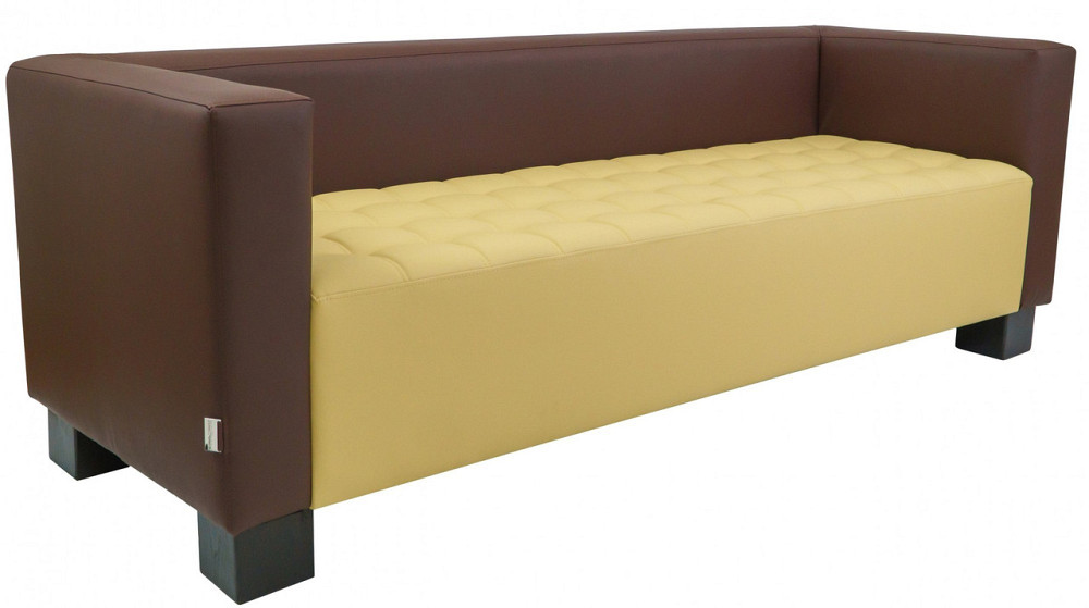 Диван Flay Space трійка 760х2100х730 Бежево-коричневий Київ - фото 2