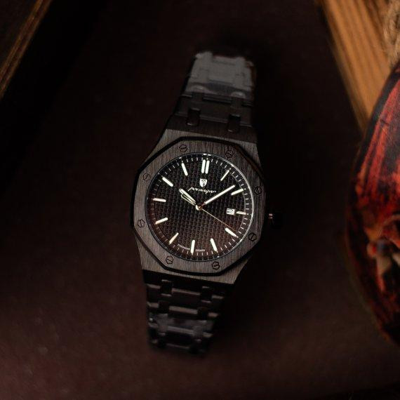 Мужские наручные часы Poedagar Morion (Черные) Винница - изображение 3