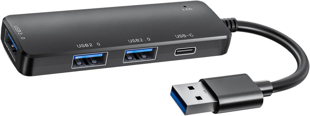 Концентратор USB-хаб 1xUSB3.0/2xUSB2.0/ 1xType C Луцк - изображение 1