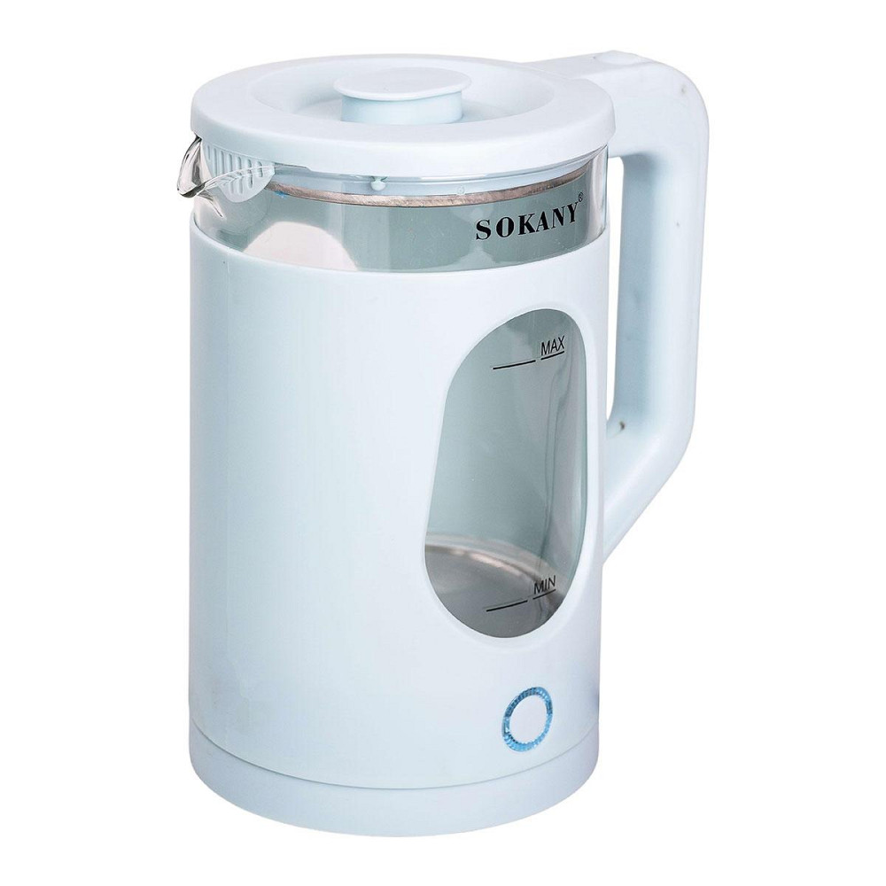 Электрочайник бытовой 2.3 л Sokany дисковый с автоотключением SK-SH-1071BL Киев - изображение 3