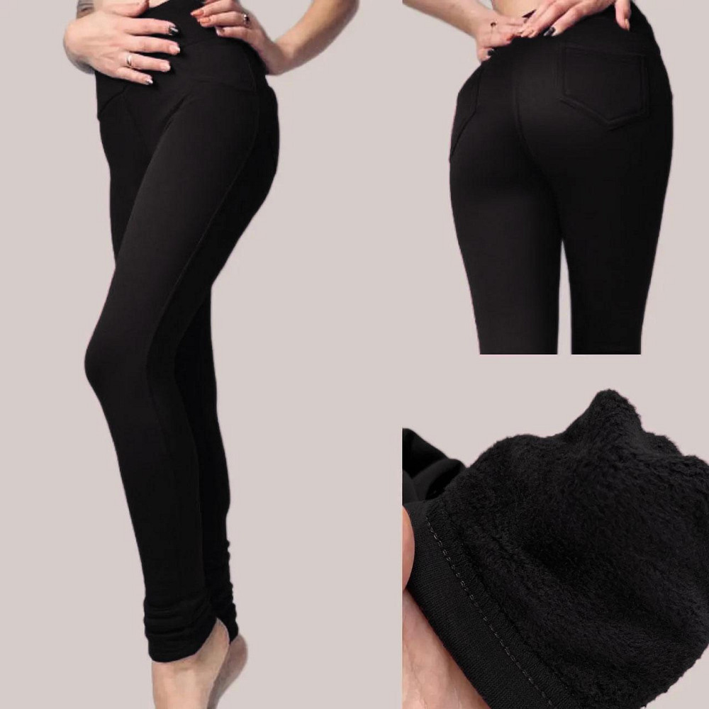 Теплые трикотажные лосины на меху Boston Киев - изображение 9