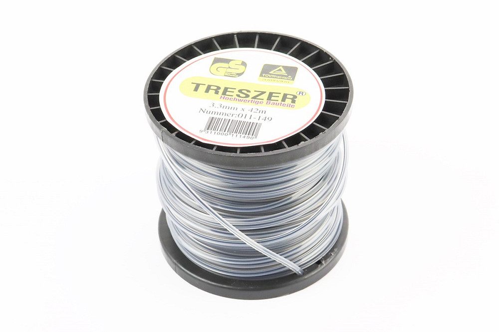 Струна косильна d-3,3mm, 42м "квадрат", двокомпонентна Киев - изображение 1