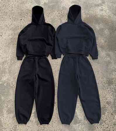 Жіночий утеплений оверсайз костюм двійка трьохнитка на флісі + рібана Одеса