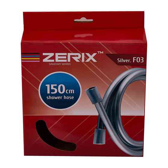 Шланг Zerix Silver.F03 - 150см Упаковка коробка    ( ZX5561 ) 27028 Харків