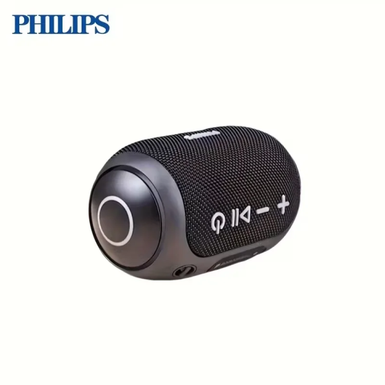Бездротова Bluetooth-колонка Philips TAS3209 5 Вт + RGB-підсвітка Чорний Вінниця