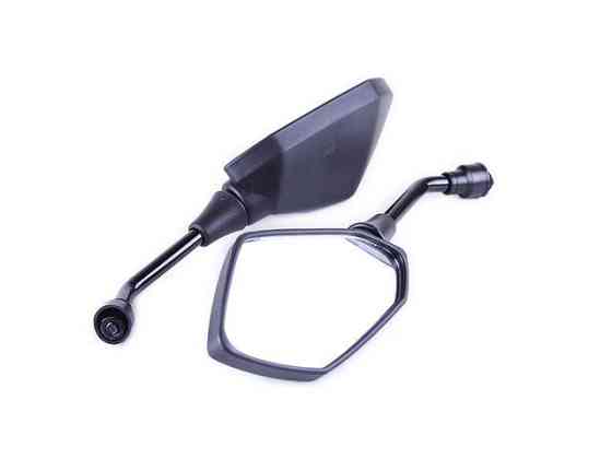Дзеркала Призма чорні на мотоцикл, М8 к-т: 2 шт. Мукачево