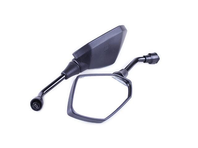 Дзеркала Призма чорні на мотоцикл, М8 к-т: 2 шт. Мукачево - фото 1