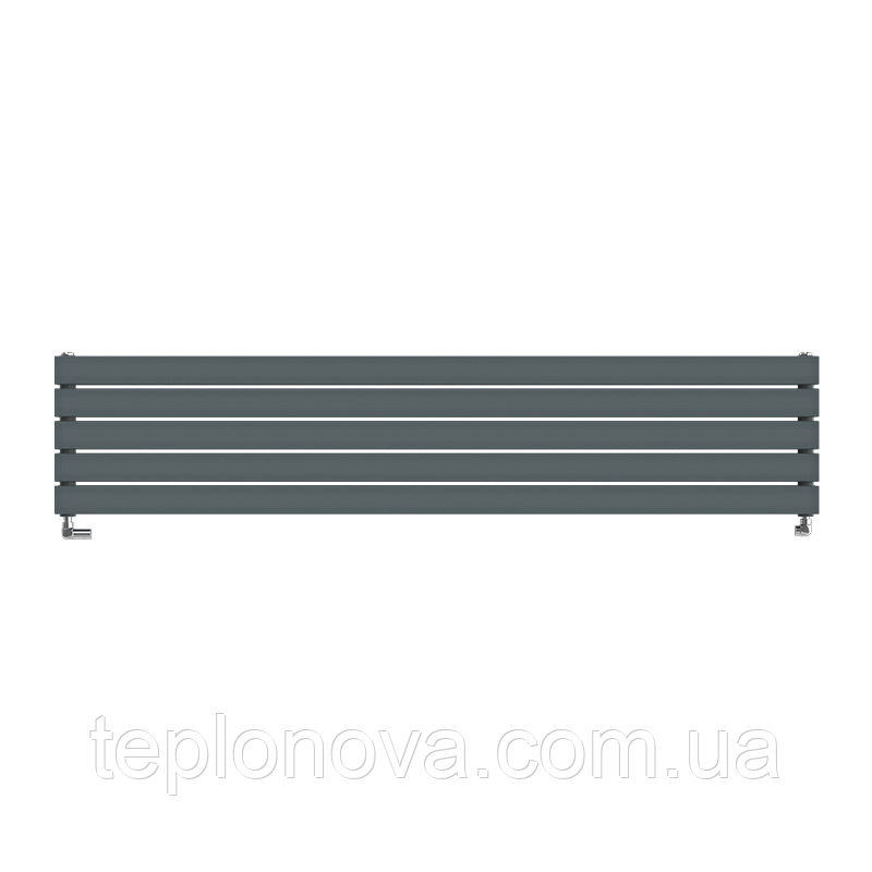 Дизайнерский радиатор 340/1600 (мм) антрацит IDEALE VITTORIA H (боковое подключение) 12 5/340/1600 Черновцы - изображение 5