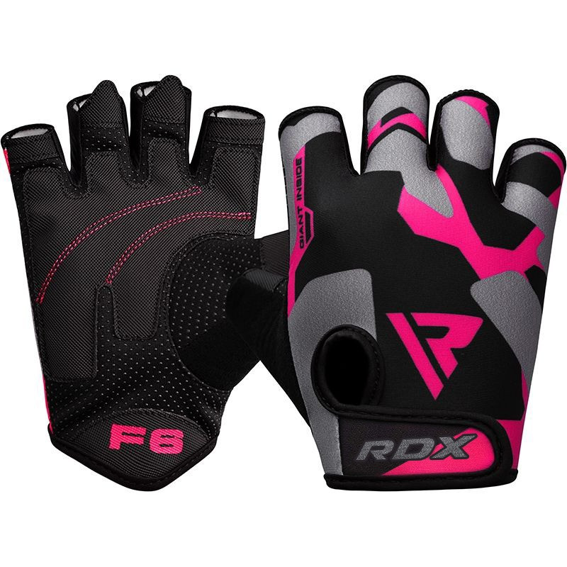 Рукавички для фітнесу RDX F6 Sumblimation PINK S Каменское - изображение 4