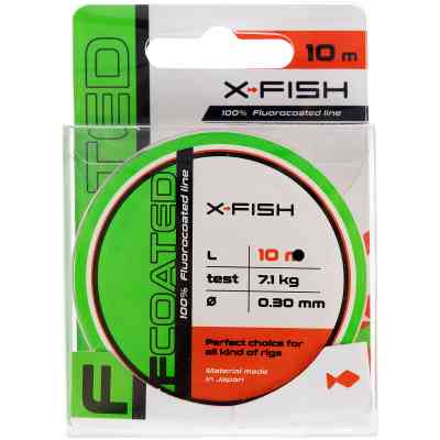 Флюорокарбон X-Fish FCoated 10m 0.30mm 7.1kg (1917.01.28) Вінниця