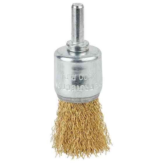 Grad Щетка проволочная конусообразная Ø25мм хвостовик Ø6мм (латунированная) GRAD (9036025) Коломия