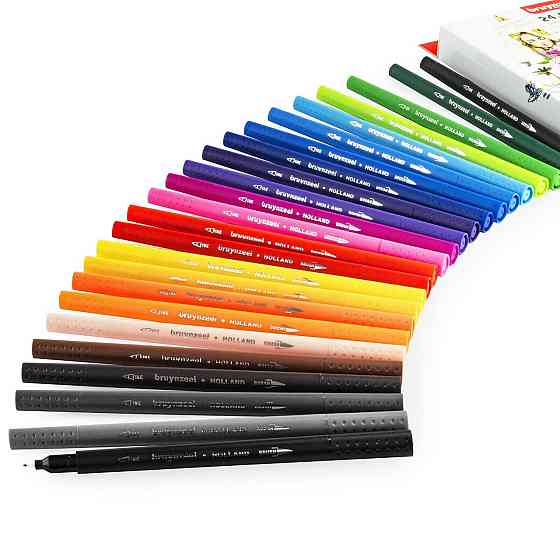 Набір лінерів-пензлів BRUSHPEN двосторонніх 24кол Bruynzeel Київ