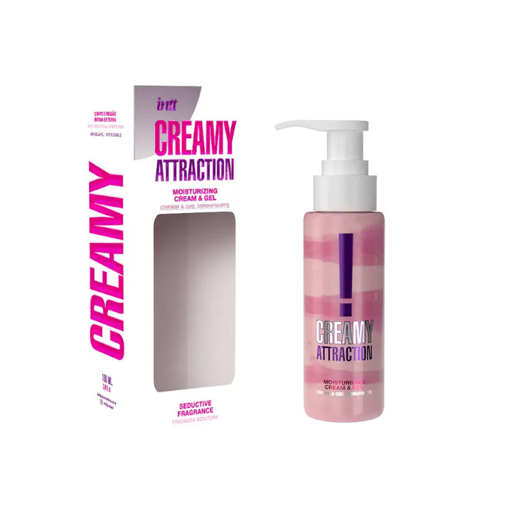 Крем-гель для тіла з спокусливим ароматом Intt Creamy Attraction Seduction! для поцілунків, 100 мл Sex Aura Київ - фото 8