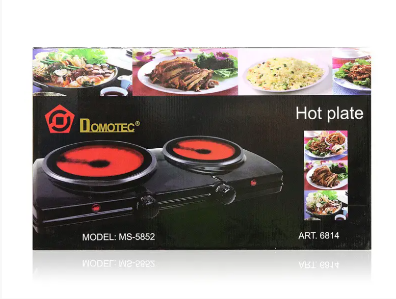 Настільна склокерамічна плитка інфрачервона Domotec MS-5852 2кф 2100Вт Чорний 6814 Одеса - фото 8