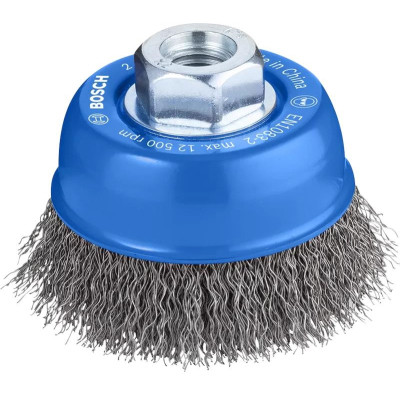 Щетка для электроинструмента Bosch Professional чашечная, витая сталь, 70мм, 0.3мм, M14 (2.608.622.098) Винница - изображение 1