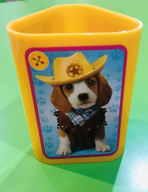 Підставка для ручок "1 вересня" PETS жовта, 470357, шт Київ - фото 1