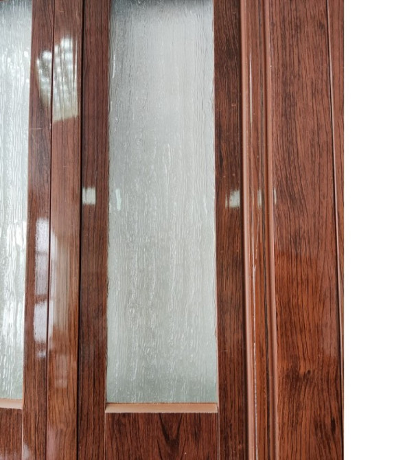 Двері гармошка полуостекленная 1020х2030х10мм Черешня №7 Дніпро - фото 2