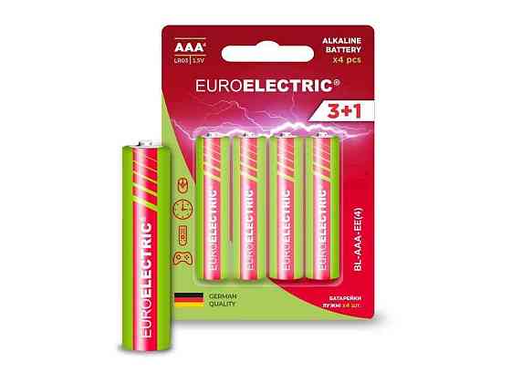 Батарейка щелочная LR03/AAA 4шт 1,5V (блистер) ТМ EUROELECTRIC Киев